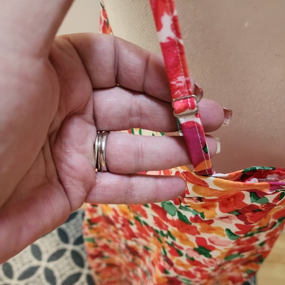 SHEIN Women's Floral Print Split Thigh Cami Dress 💐 NWOT - Picture 12 of 16